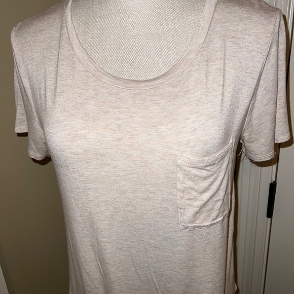 Workshop Republic Clothing Women Tan Size S Short Sleeve Pocket T-Shirt - Picture 2 of 12